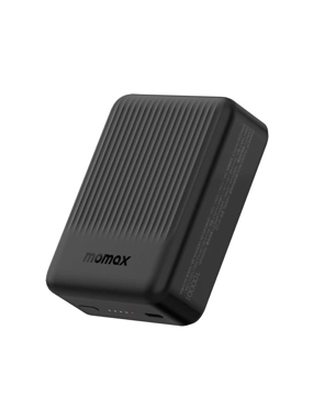 MOMAX Q.Mag Minimal 2 10,000 mAh Portable Battery - Black