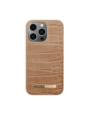 IDEAL OF SWEDEN Leather Protective Case for iPhone 13 Pro Max - Camel
