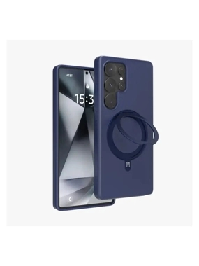 LEVELO MagSafe Silicone Protective Case with 360-Degree Grip, IRIS PRO Edition - Blue S25 Ultra