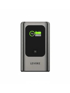 LEVORE LP122 portable battery with a 10,000 mAh capacity and two 35W charging ports.