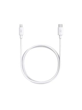 RAVPOWER iPhone Type-C to Lightning Cable, Double Rubber, 1m Length - White