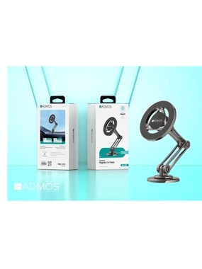 ADMOS AM-332 MagSafe Dashboard Phone Holder with Metal Design