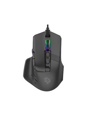 PORODO GAMING PDX320 Wired Gaming Mouse with RGB Lighting - Black