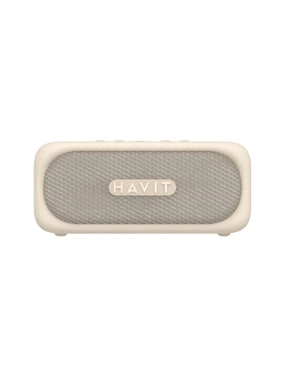 HAVIT Classic 1 Portable Waterproof Speaker - Cream