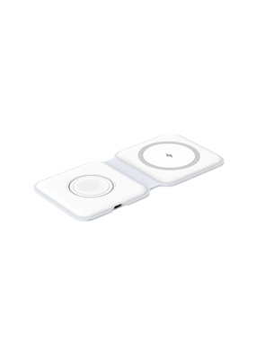 VIDVIE MagSafe 15W Compact Charging Pad for Mobile Phones and Watches, Model WLC1409 - White