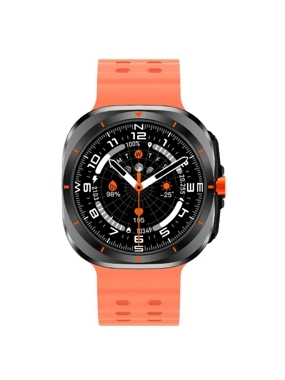 GREEN Lion STRIVE Ultra Smartwatch - Black with Orange Strap
