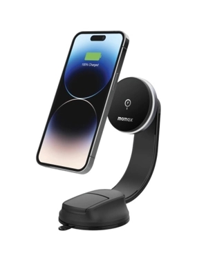 MOMAX MagSafe 15w Q.MAG MOUNT 5 Mobile Phone Mount - Black