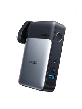 ANKER 733 Smart Wall Plug, 65W, with 10,000mAh Power Bank - Gray