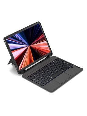 Wiwu Wireless Keyboard and Mouse Protective Case for iPad 2024 - Black