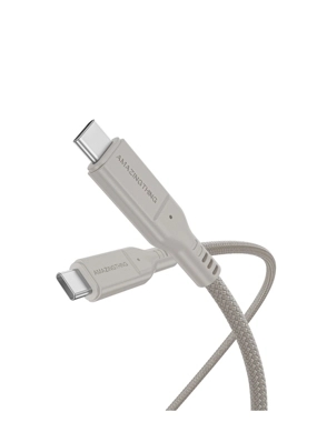 AMAZING THING 2-Output Type-C Fabric Cut-Resistant Cable, 1.2m, 240W - Gray