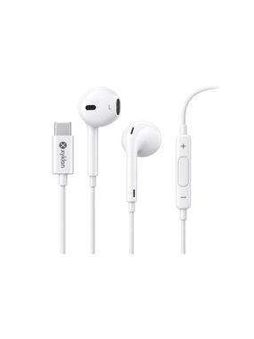 XYKLON XK-HS021 Wired Earphones with Type-C Port - White