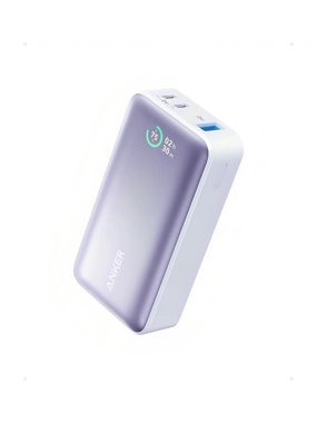 ANKER 533 10,000mAh Portable Power Bank with 3 Ports and 30W Fast Charging - Purple