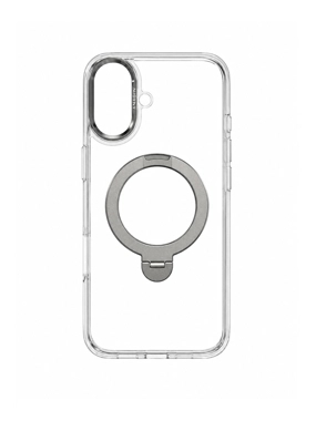 NJOYNY MagSafe Shockproof Clear Protective Case NY-88 - Dark Gray - iPhone 17