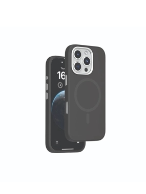 XONDA MagSafe Silicone Shockproof Protective Case Pure Edition - Black for iPhone 16 Pro