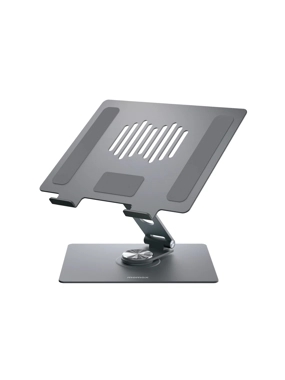 MOMAX Height Adjustable Metal Laptop and Tablet Stand (up to 17 inches) - Gray