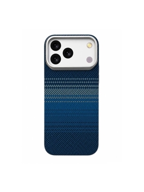 Line Super Slim MagSafe Carbon Fiber Protective Case - Blue