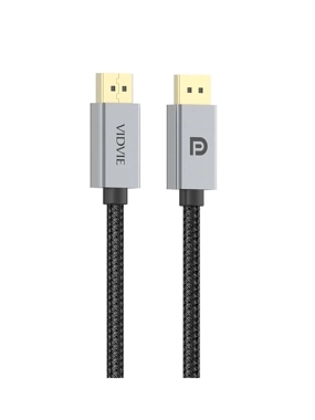 VIDVIE HD04 HD04 2m Fabric HDMI 4K Dual Output Cable - Black