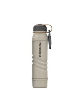 PORODO 5000mAh Portable Battery, Smart Flashlight, and Arc Lighter - Khaki