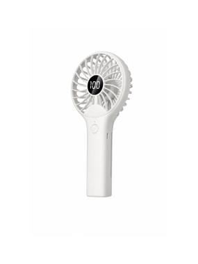 Smart cooling fan with 5 speed settings and hanging bracket, model FS110 - White