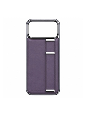 NJOYNY NY-Rafi Leather Protective Case with Grip - Purple