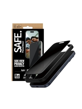 Full screen protection, privacy glass, shatter-resistant, SAFE edition from Panzer Glass