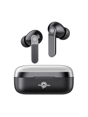 Power Maxx Wireless Earphones with Noise Reduction (Model PZ-213) - Black