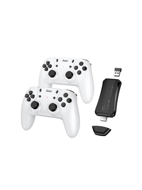 Hoco GA31 Smart Gaming Device with 2 Controllers - White