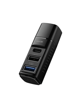 GREEN Lion Smart Adapter with Type-C 3.1 input and 100W speed support - Black