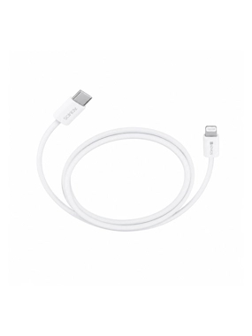 ADMOS AM-252 Cut-Resistant Fabric iPhone Cable Type-C to Lightning - White