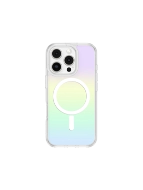 AMAZING THING Minimal Edition MagSafe Shockproof Transparent Case - Rainbow for iPhone 16 Pro