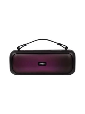 SOUDTEC SOUL Portable Speaker with Grip and Light - Black