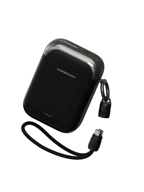 20,000 mAh Power Bank with Dual Type-C Cable, BAHANAS Edition by POWEROLOGY - Black