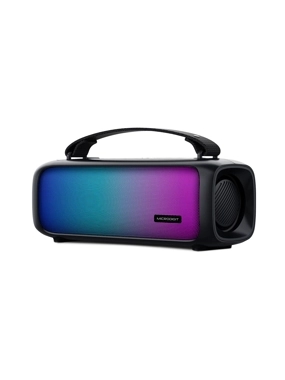 MICRODIGIT MD653PS 16W RGB Lighting and Hanging Speaker - Black