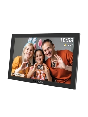 PROMATE Memoria-10 10.1" Smart Touch Screen Frame for Photo and Video Display - Black