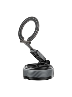 MagSafe Suction Cup Phone Holder for Glass or Screen + Phone Stand - Black