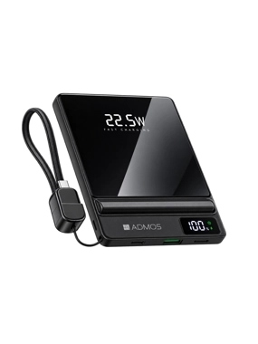 ADMOS 5000mAh MagSafe APB20 Portable Battery - Black