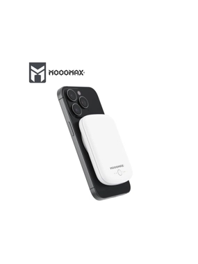 MOOG MAX MX219 Super Mini MagSafe 5000mAh 12W Power Bank - White