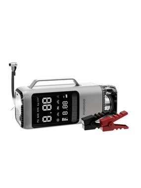 PORODO Smart 6.1 Kit: Includes portable power bank, car charger, air pump, adapter, and vacuum cleaner.
