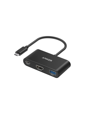ANKER 100W Smart Charging 3.1 Adapter - USB and HDMI Ports - Black