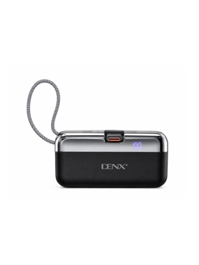 DENX DX446 10,000 mAh portable battery with Type-C to Lightning charging port