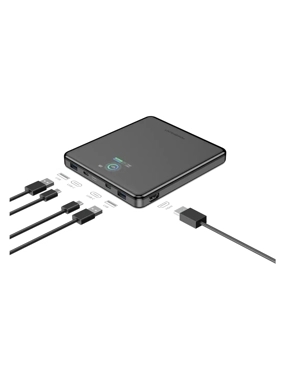 POWEROLOGY 20,000 mAh 100W Portable Power Bank with 4K HDMI Port - Black