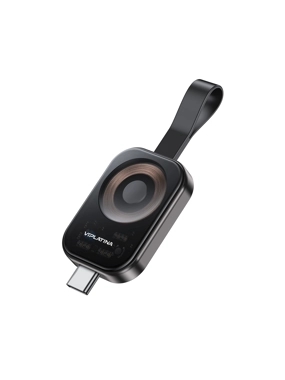VIPLATINA Apple Watch Charger with Type-C Port, 3W, VX24 Edition - Black