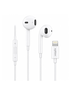 Xyklon Wired Earphones (Lightning Connector) - Model XK-HS022 - White