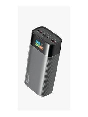 POWEROLOGY VoltEdge 40mAh Portable Battery with 4 Charging Ports, 100W - Gray