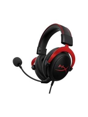 HYPER X Cloud 2 Gaming Headset - Supports PC, PS4, and PS5 - Black/Red