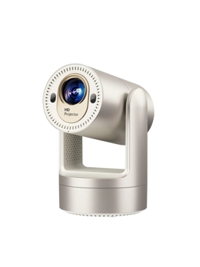 Smartbarry HT25 4K Rechargeable Smart Projector - Gold