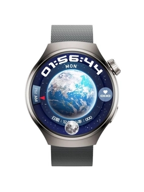 PORODO SFERA AMOLED Smartwatch - Black with an additional silver strap