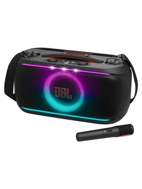 JBL PARTYBOX ON-THE-GO2 Portable Speaker with Hanger and Wireless Microphone