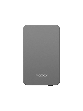 MOMAX MagSafe 15W 10,000mAh Portable Battery in Compact Design, IP107 Rating - Dark Gray