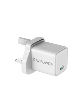 RAVPOWER 20W Compact PD Wall Plug - White